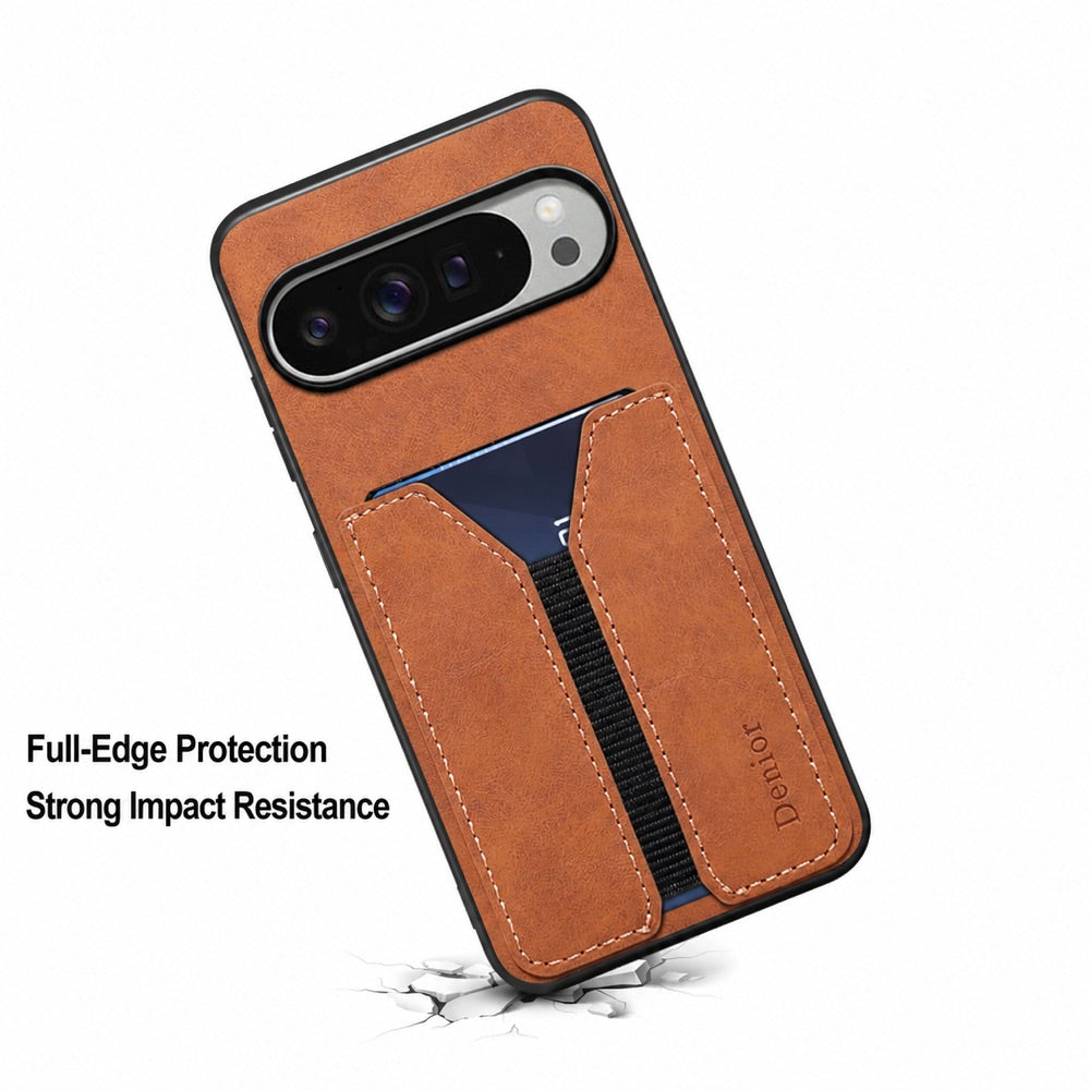 Business PU Leather Card Holder Case for Google Pixel 9–11 Series