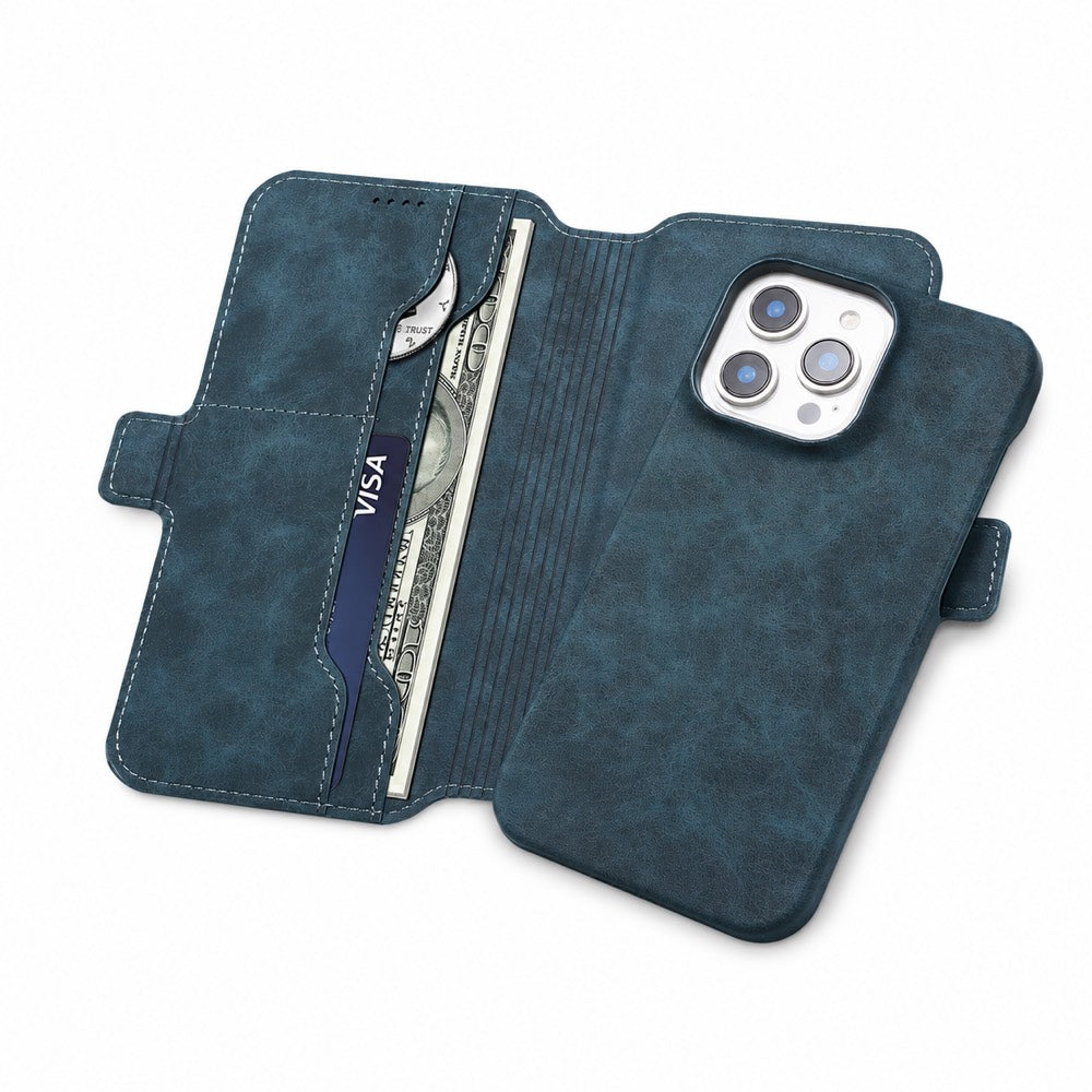 Detachable Magnetic Wallet Case for iPhone 13-16 Series