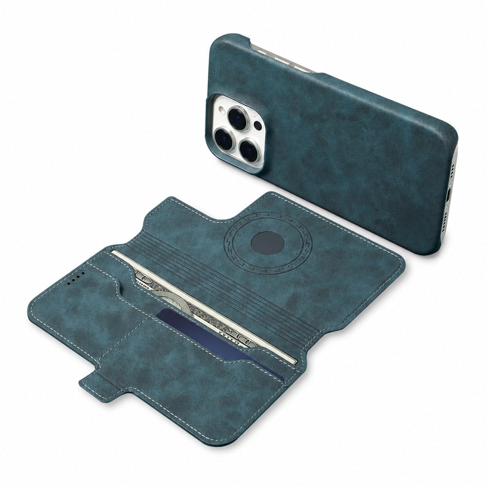 Detachable Magnetic Wallet Case for iPhone 13-16 Series