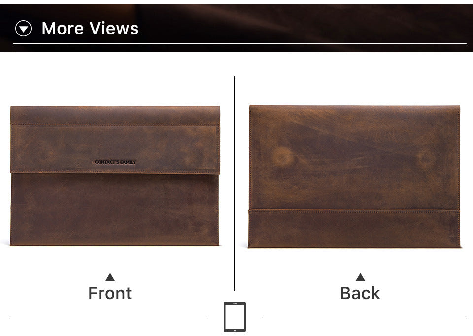 Leather Folio Case with Magnetic Closure for 12.9-inch iPad Pro
