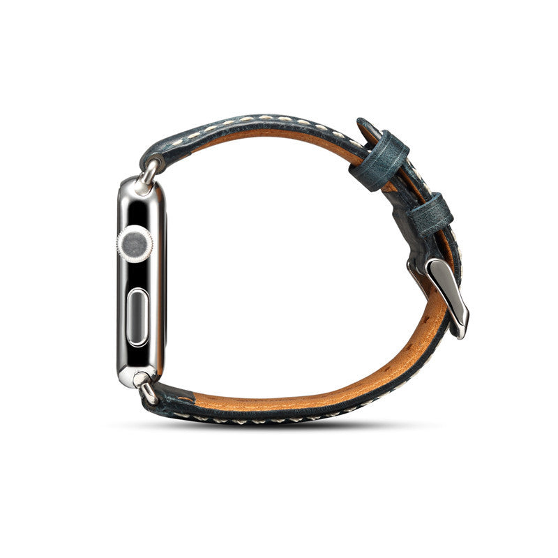 Vintage Oil-Waxed Leather Apple Watch Band H03