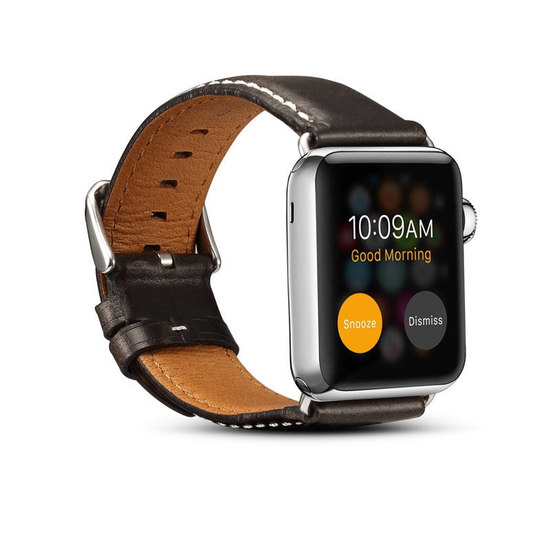 Vintage Oil-Waxed Leather Apple Watch Band H03
