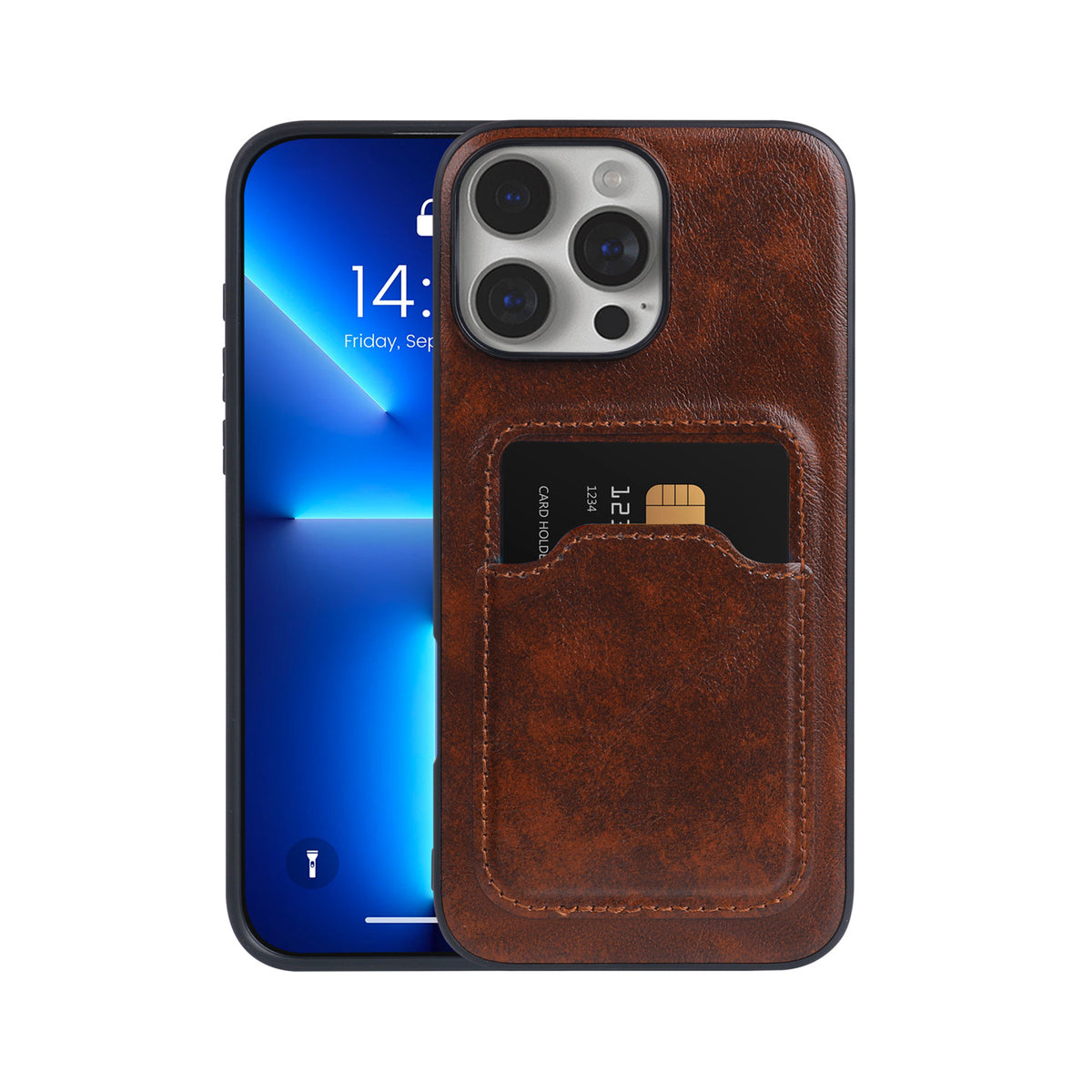 Retro PU Leather Card Holder Case for Samsung S25 & S26