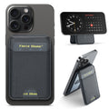 MagSafe-Compatible PU Leather Magnetic Card Holder Stand for iPhone