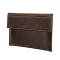 Leather Laptop Sleeve with Magnetic Closure for 13.3–14-inch MacBook