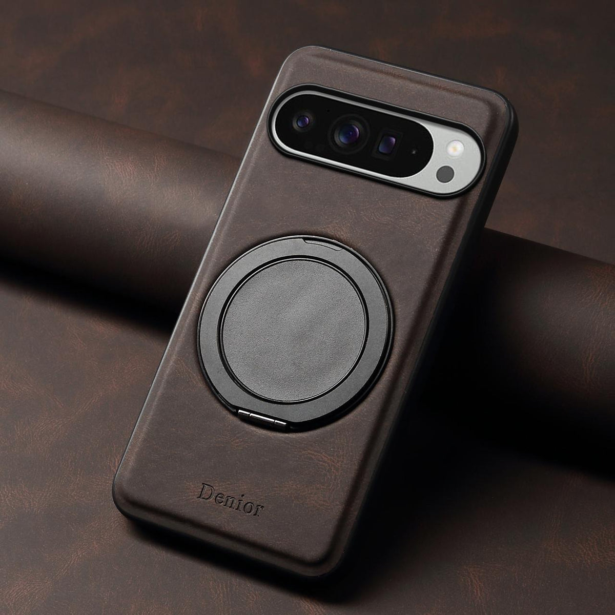 Magnetic Car Mount Case with Rotating Ring Stand for Google Pixel 7–10 Series