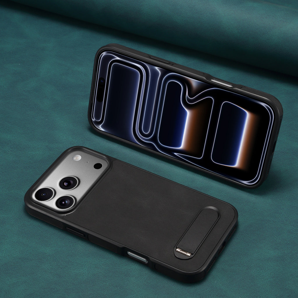 Soft-Touch MagSafe-Compatible Case with Stand for iPhone 17 Pro / 18 Pro Max