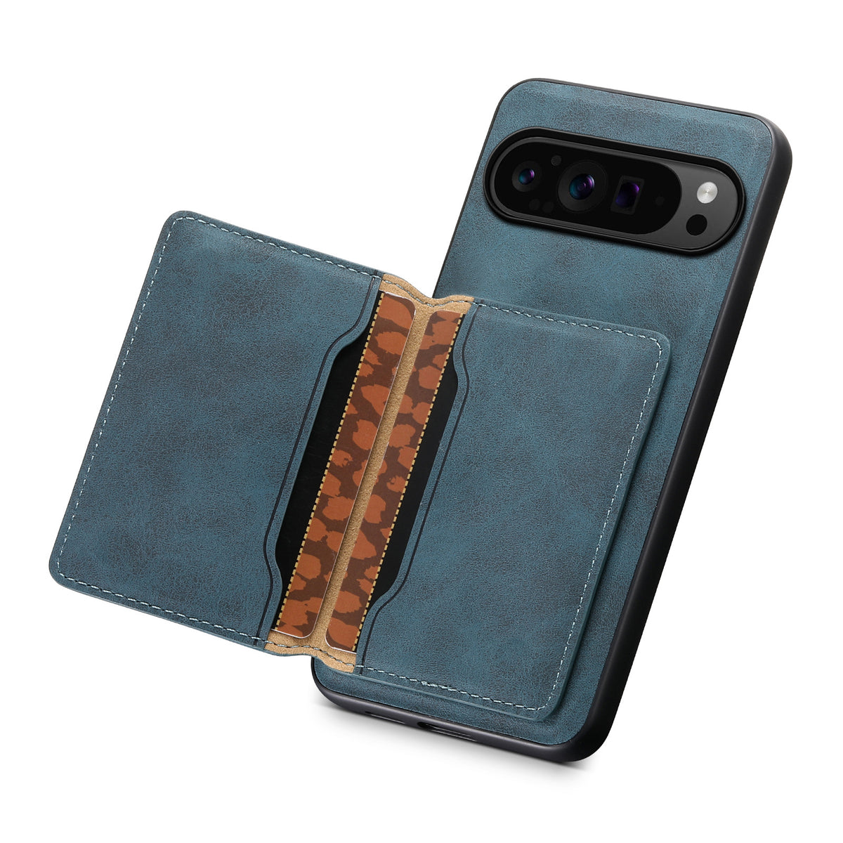 2-in-1 Detachable Magnetic Card Holder Stand Case for Google Pixel 6–10 Series