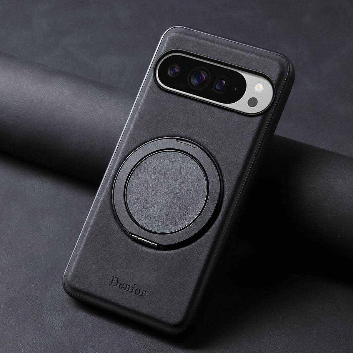 Magnetic Car Mount Case with Rotating Ring Stand for Google Pixel 7–10 Series
