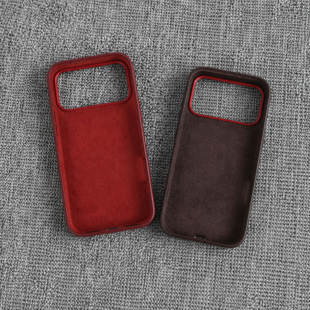 Solid-Color PU Leather MagSafe-Compatible Case for iPhone 14–17 Series