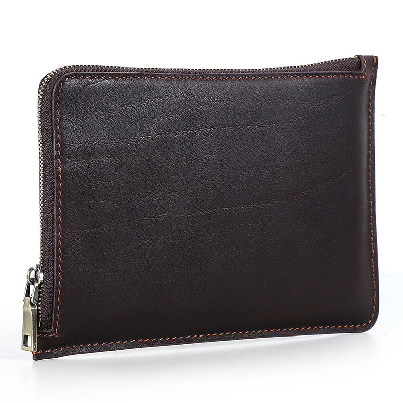 Retro Leather Zipper Sleeve with Handle for iPad mini 6 / 7