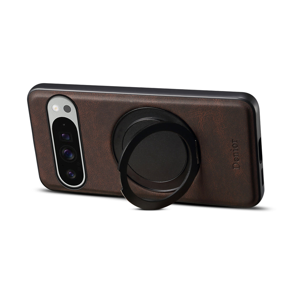 Magnetic Car Mount Case with Rotating Ring Stand for Google Pixel 7–10 Series