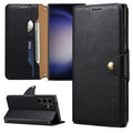 Retro PU Leather Flip Wallet Case for Samsung Galaxy S23/S24/S25/S26 & A Series