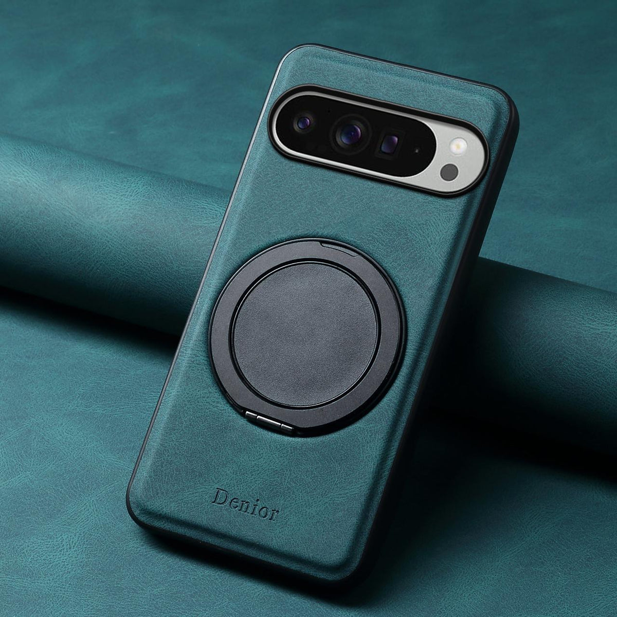 Magnetic Car Mount Case with Rotating Ring Stand for Google Pixel 7–10 Series