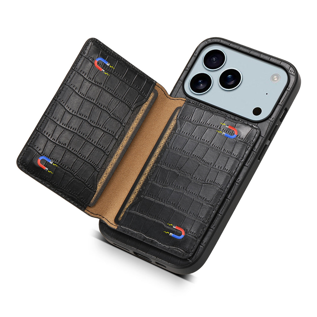 Protective iPhone Case with Card Holder for iPhone 12–18 Series