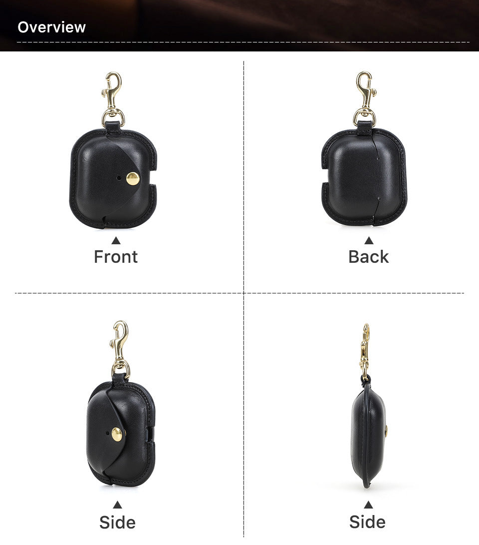 Premium Leather Protective Case for Samsung Galaxy Buds3