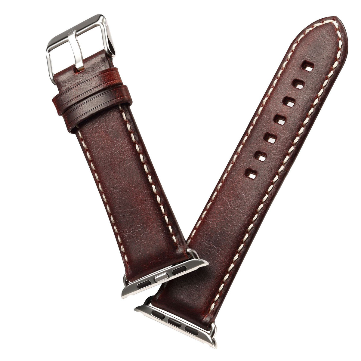 Vintage Oil-Waxed Leather Apple Watch Band H03