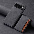 2-in-1 Detachable Magnetic Card Holder Stand Case for Google Pixel 6–10 Series