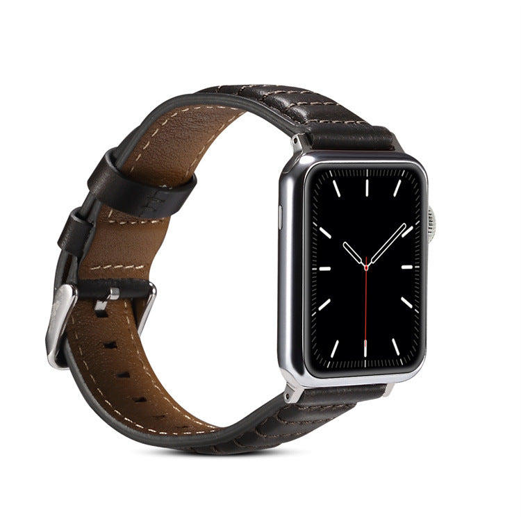 Genuine Cowhide Leather Apple Watch Band H01