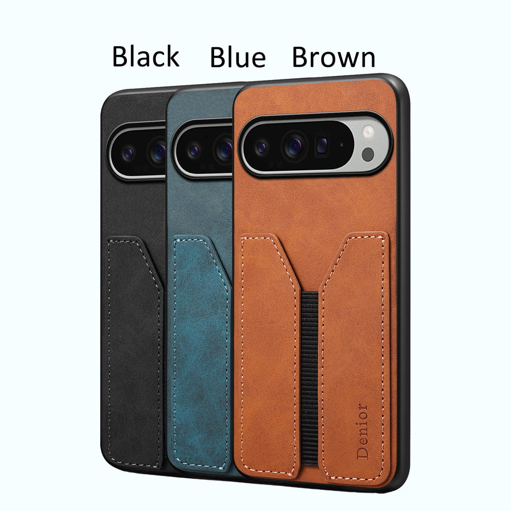 Business PU Leather Card Holder Case for Google Pixel 9–11 Series