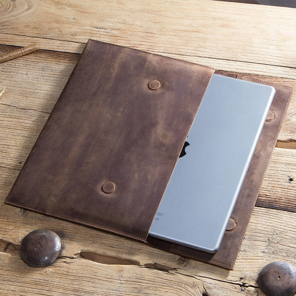 Leather Folio Case with Magnetic Closure for 12.9-inch iPad Pro