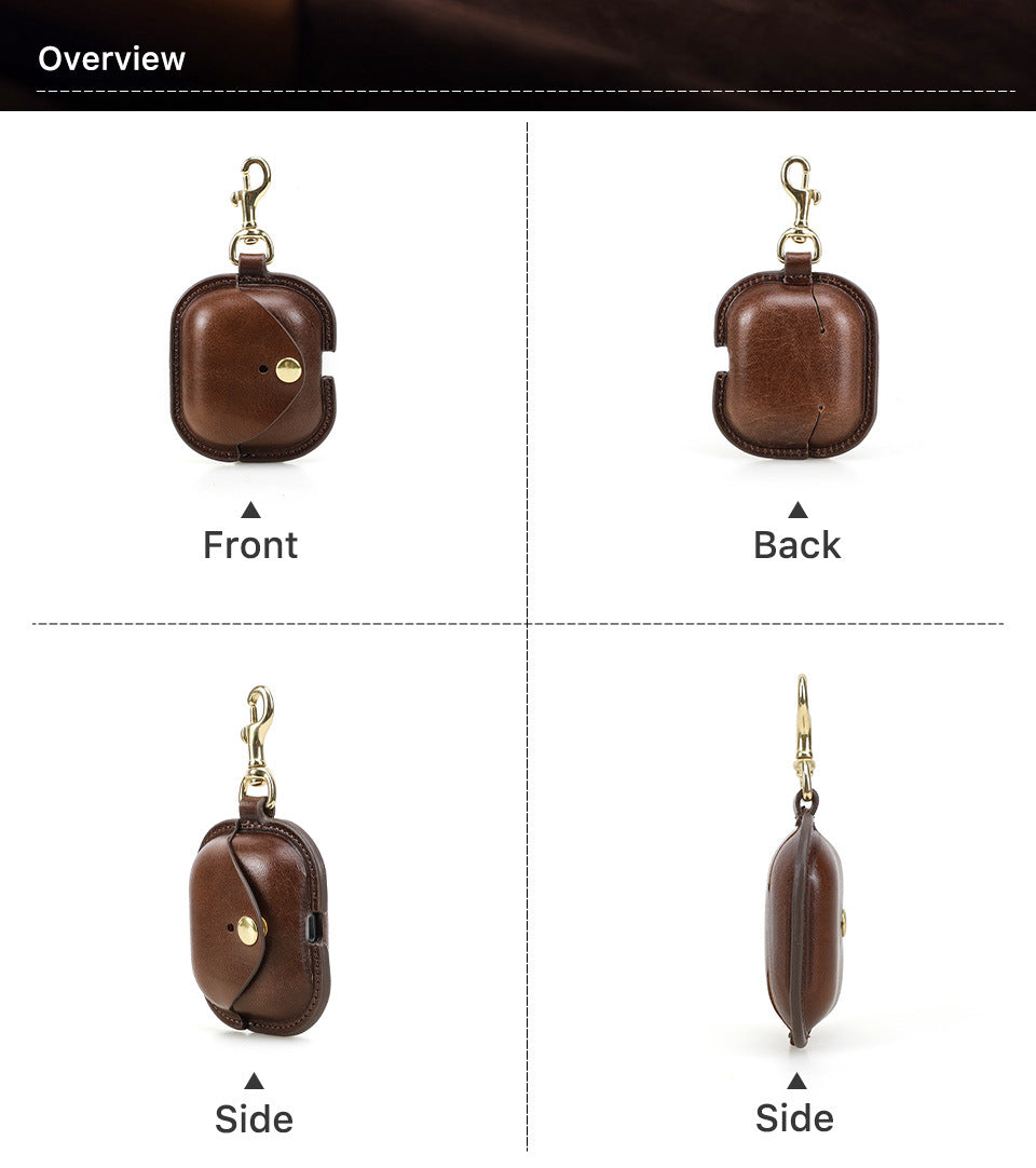 Premium Leather Protective Case for Samsung Galaxy Buds3