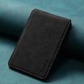 MagSafe-Compatible PU Leather Card Holder Stand for iPhone & Android