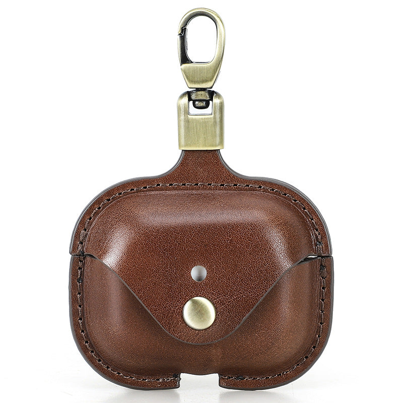 Portable Leather Case with Clip for AirPods Pro 3