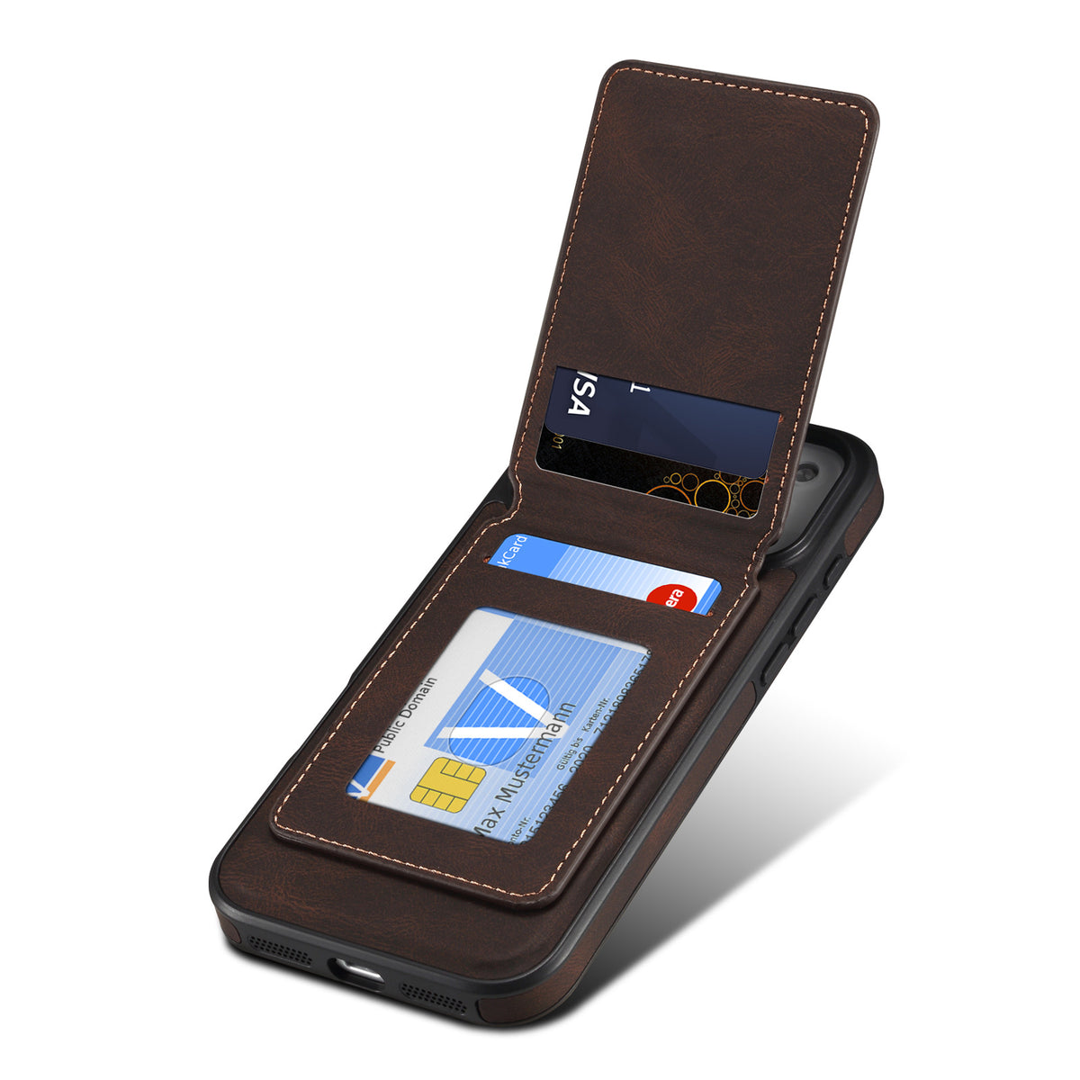 MagSafe-Compatible Card Holder Case for iPhone 12–17 Series