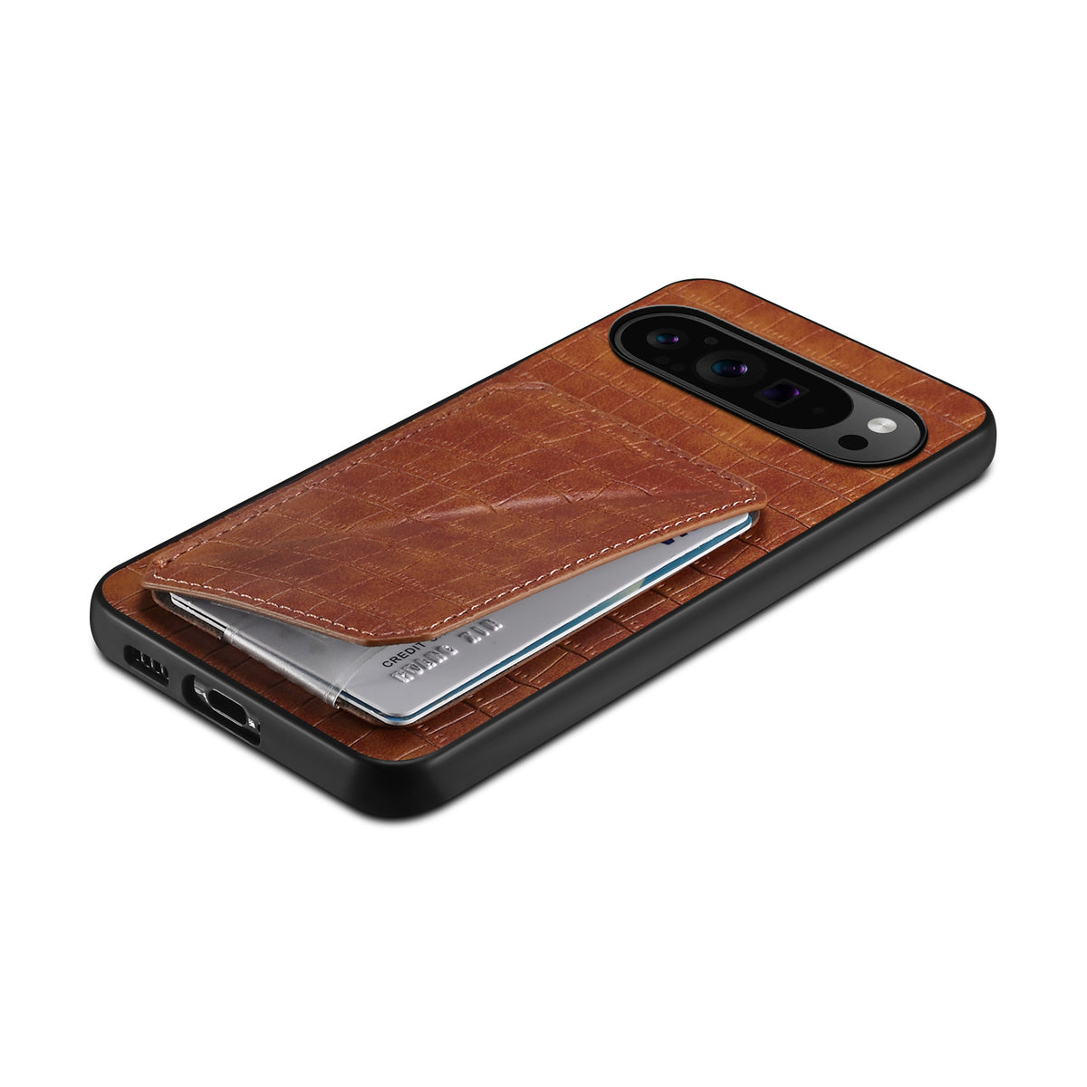 PU Leather Card Holder Stand Case for Google Pixel Series 6-10 Pro