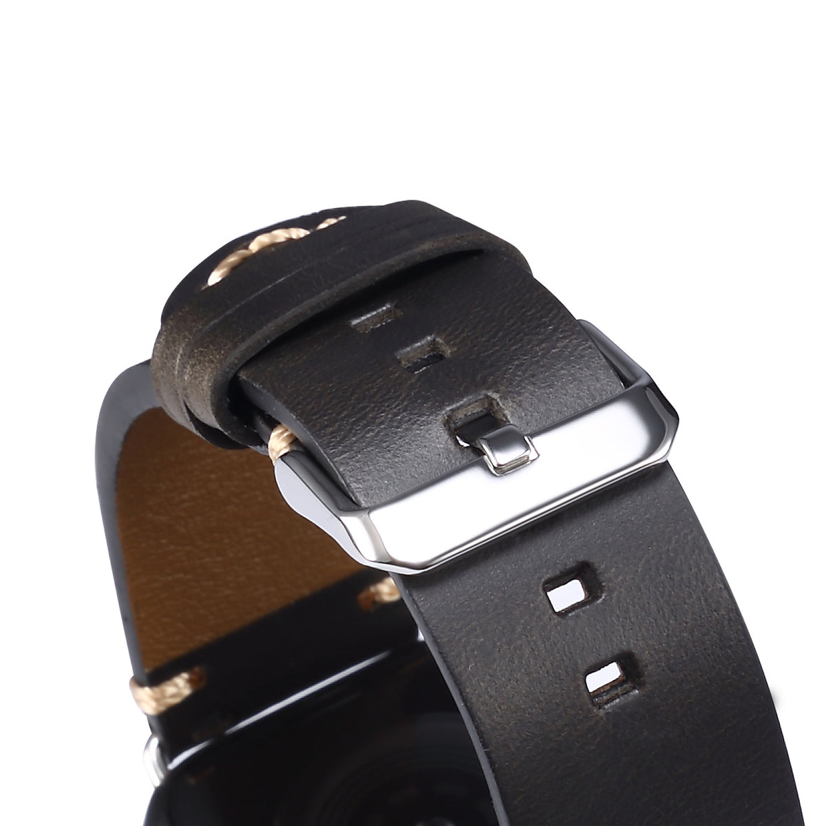 Vintage Oil-Waxed Genuine Leather Apple Watch Band
