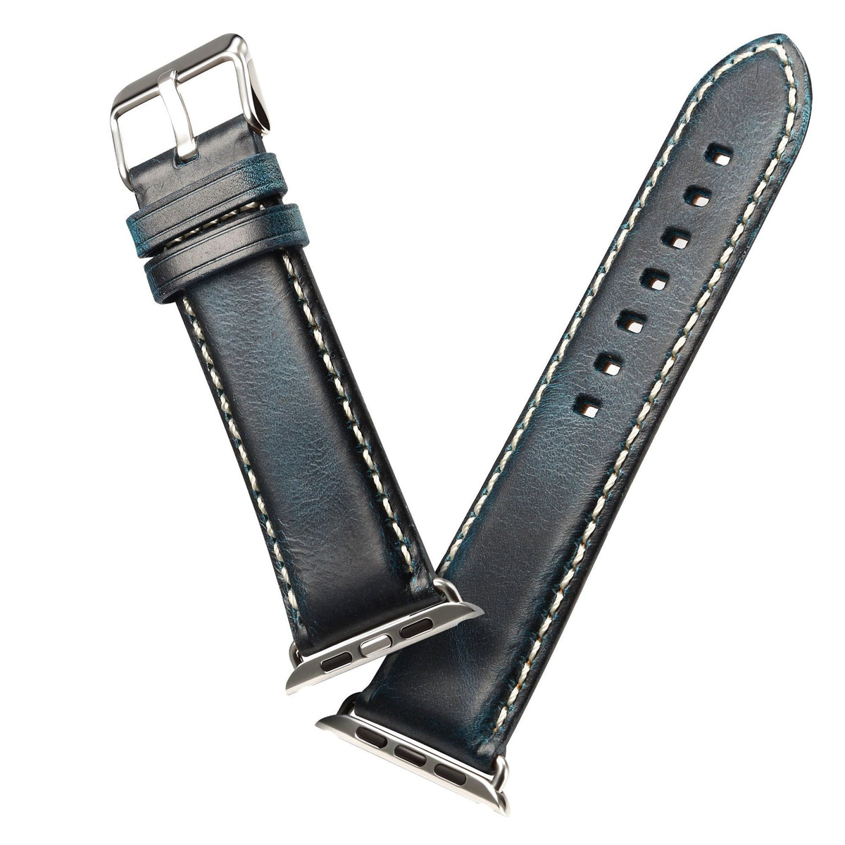 Vintage Oil-Waxed Leather Apple Watch Band H03