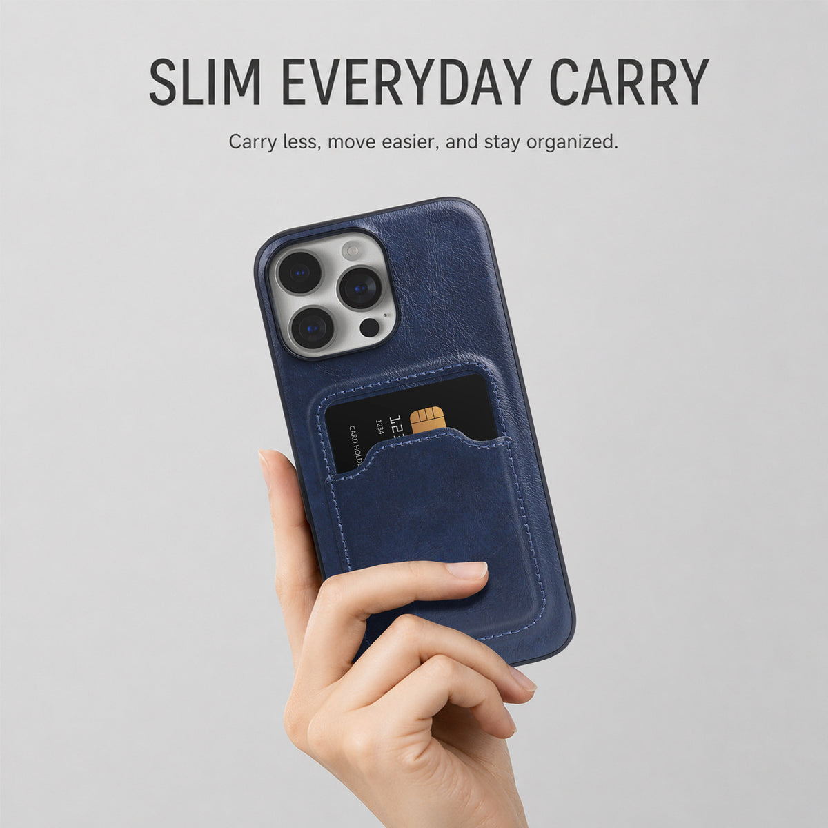 Retro PU Leather Card Holder Case for Samsung S25 & S26