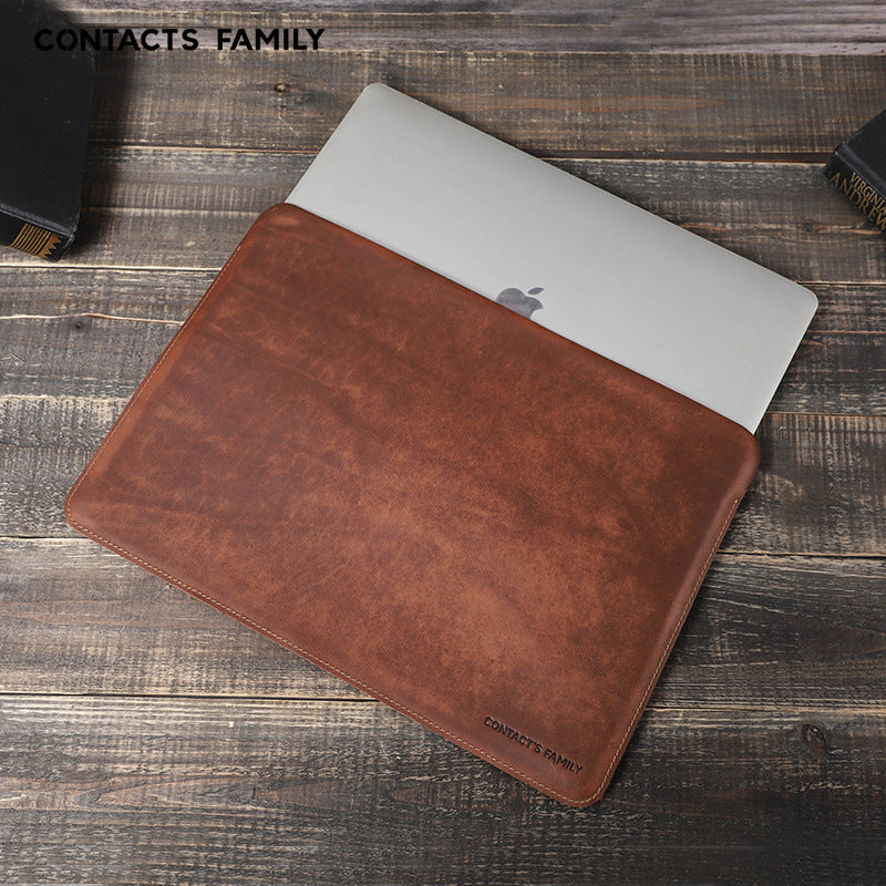 Minimalist Leather Sleeve for 13.6-inch MacBook Air