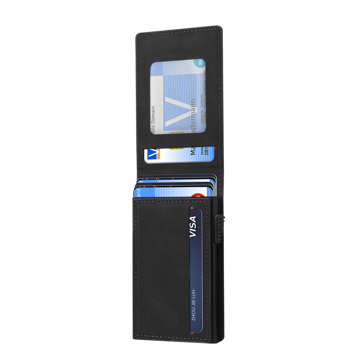 PU Leather MagSafe Wallet Case with Large Card Storage