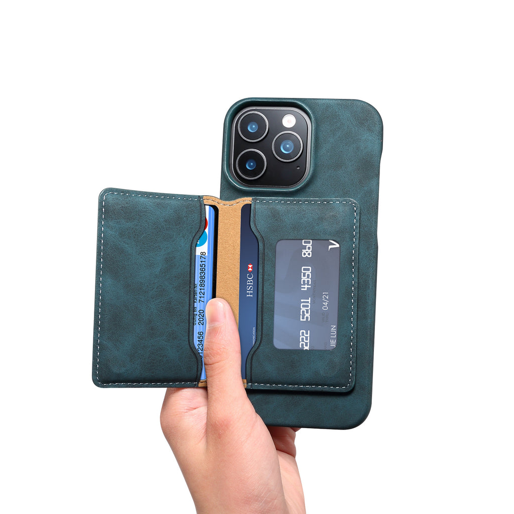 MagSafe-Compatible Case with Stand & Detachable Card Holder for iPhone 16 Pro / 17 Series