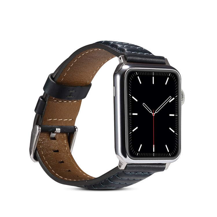 Genuine Cowhide Leather Apple Watch Band H01