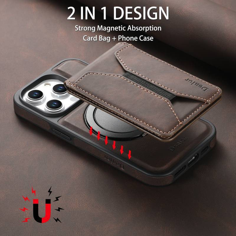 Magnetic Card Holder Stand Case for Samsung Galaxy S23/S24/S25/S26 & A16 series