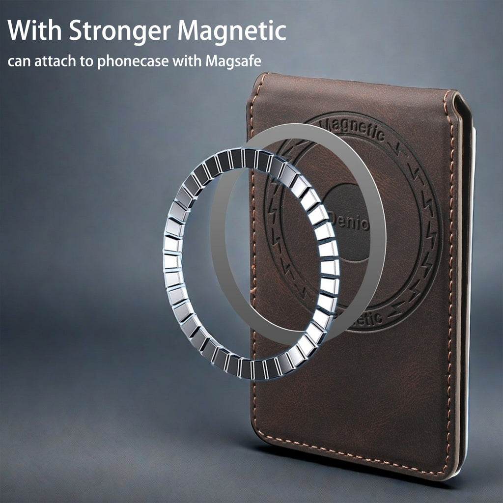 Multifunctional MagSafe-Compatible Wallet Stand for iPhone & Samsung