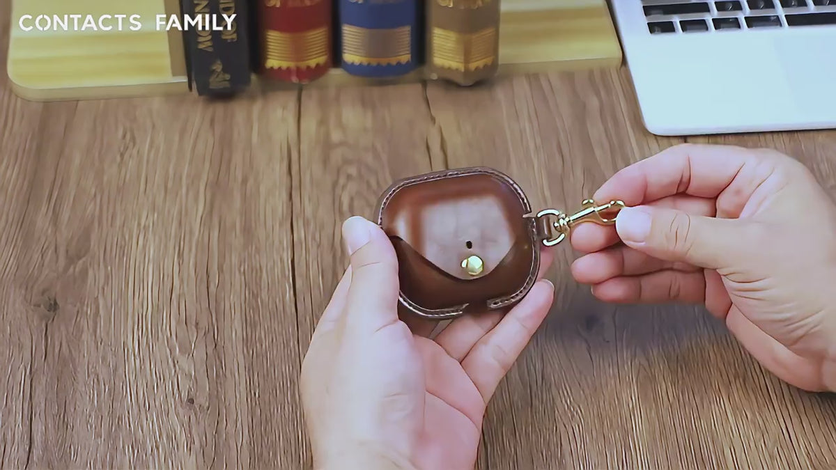 Premium Leather Protective Case for Samsung Galaxy Buds3