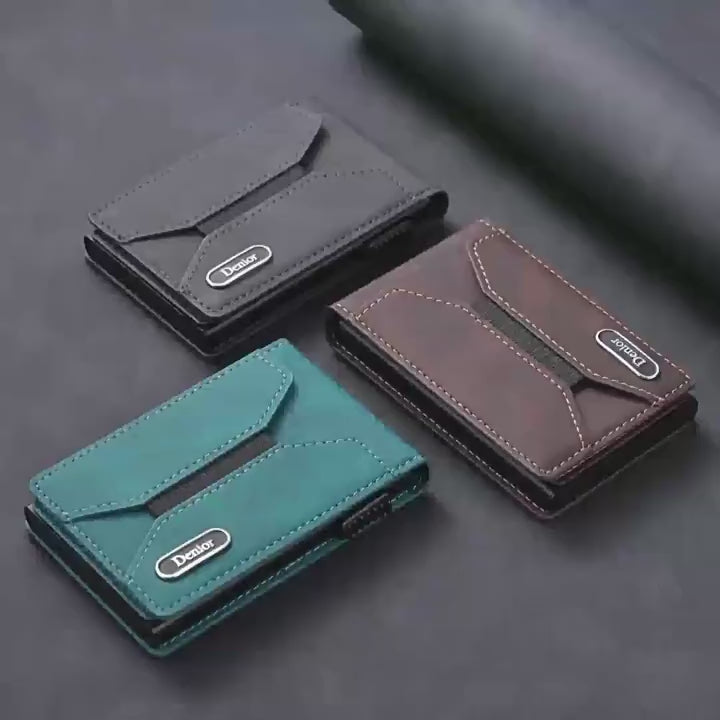 PU Leather MagSafe Wallet Case with Large Card Storage