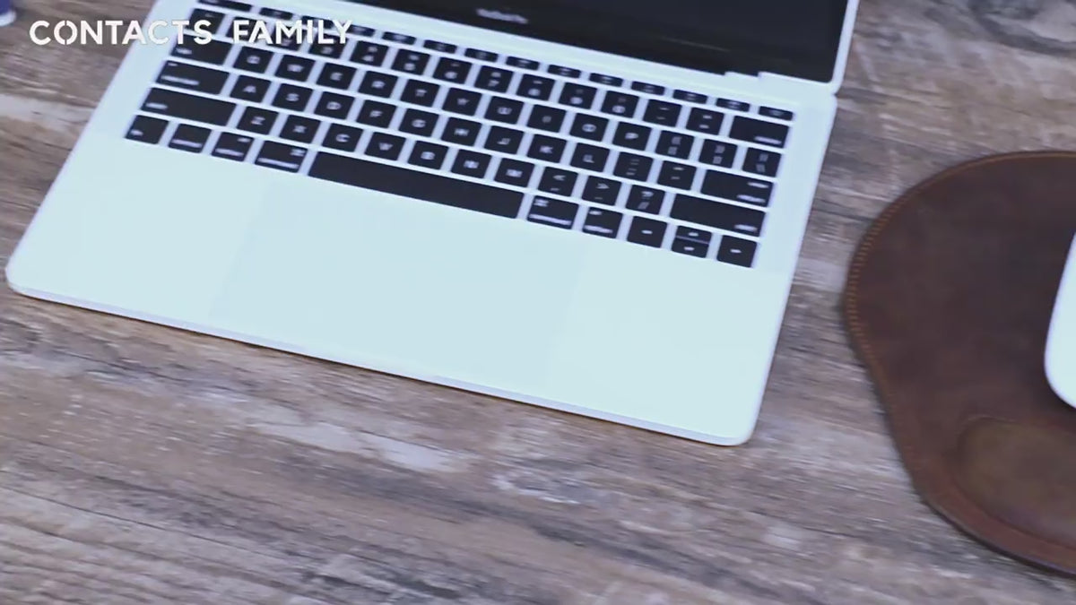 Mini Curved Leather Mouse Pad with Wrist Support