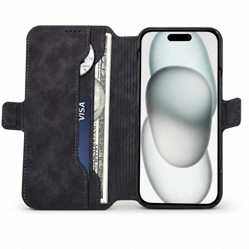 Detachable Magnetic Wallet Case for iPhone 13-16 Series